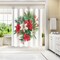 Christmas Bouquet by PI Creative Art Shower Curtain 71&#x22; x 74&#x22;